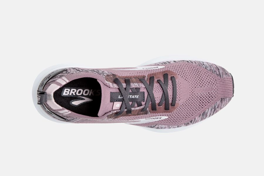 Brooks Levitate 4 Road Löparskor Dam - Rosa/Vita - 8247-UYOZV